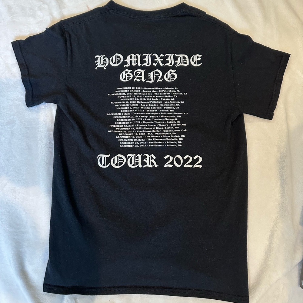 Homixide Gang 2022 Tour Tee
